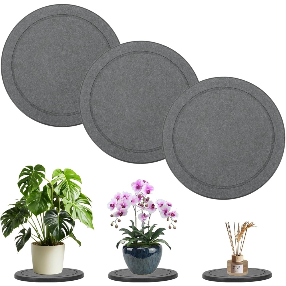 Drip Tray Saucer - مجموعة من 3 قطع، طبق أرضي