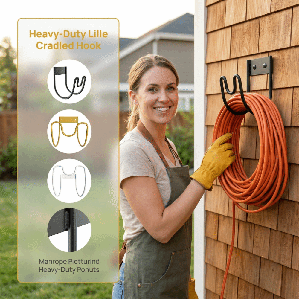 Gardena Hose Flex - حامل خرطوم الحديقة المقاوم للصدأ، متين