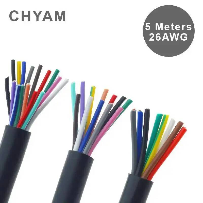 كابل أسود 26AWG 0.12mm2 سلك نح - مراجعة Copper Wire Roll وسعره