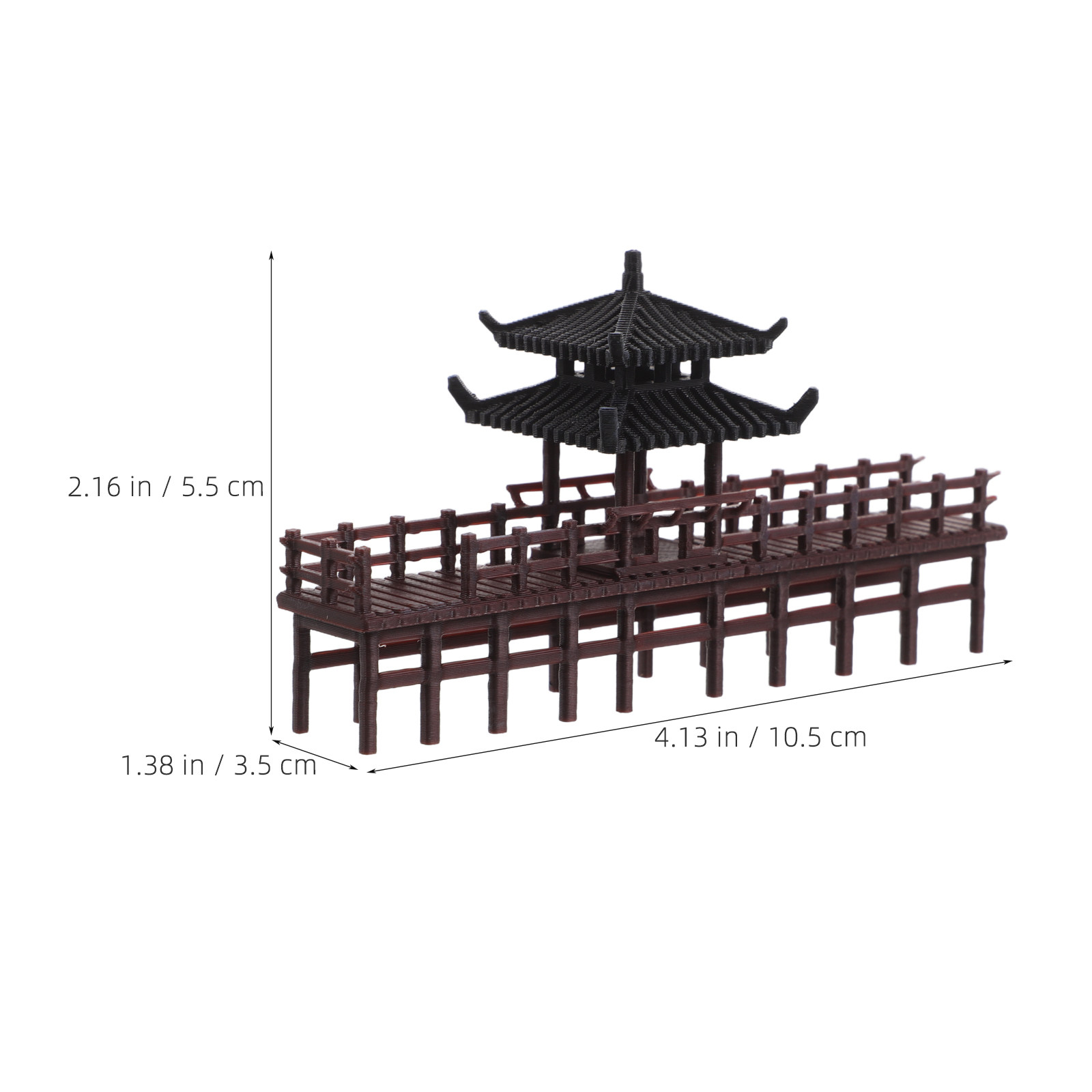زينة جسر صغيرة على شكل جناح صي - مراجعة Bonsai Garden Landscape Design وسعره