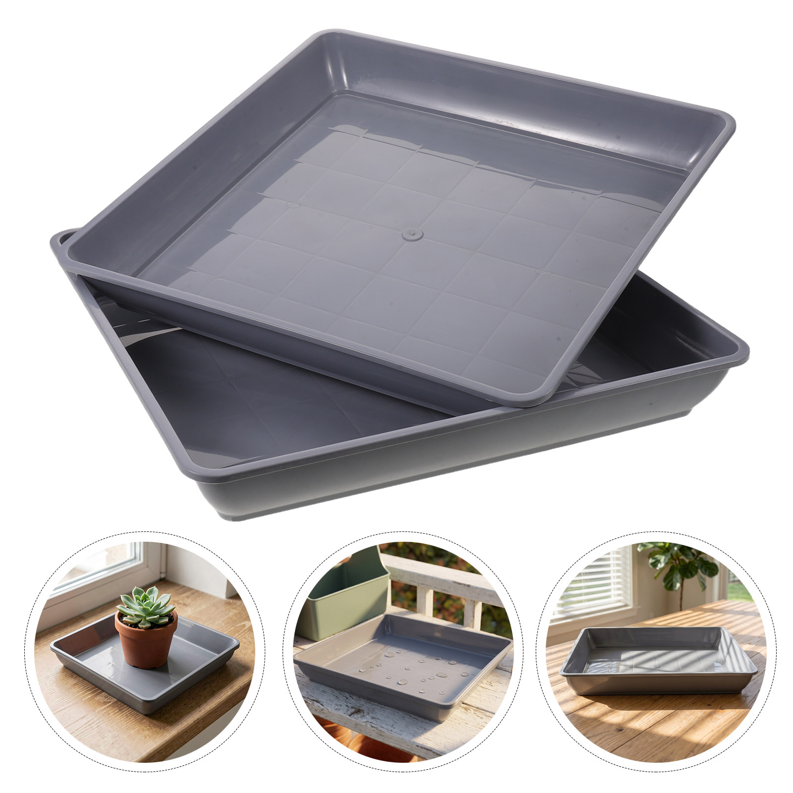 قطعتان من صواني الأواني البلاس - مراجعة Drip Tray Saucer وسعره